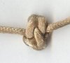 Satin Cord Rattail Button Knot